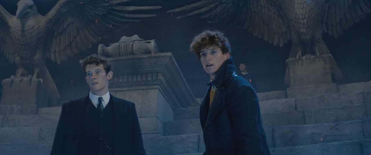 Animales fantásticos: Los crímenes de Grindelwald : Foto Callum Turner, Eddie Redmayne