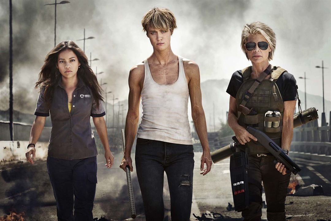 Terminator 6: Destino oculto : Foto Natalia Reyes, Linda Hamilton, Mackenzie Davis