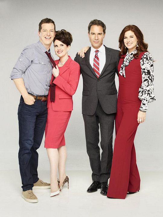 Foto Debra Messing, Megan Mullally