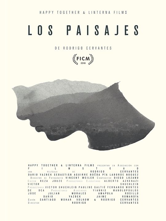 Los paisajes : Póster