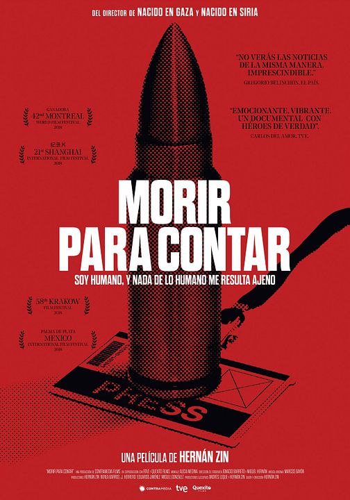 Morir para contar : Póster