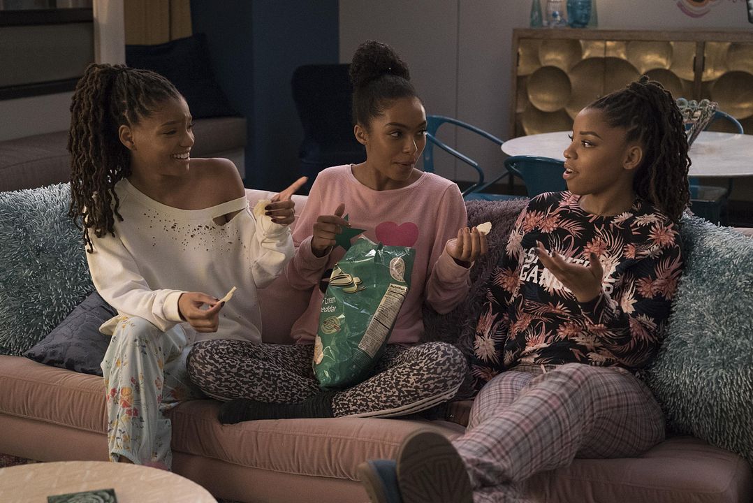 Foto Chloe Bailey, Halle Bailey, Yara Shahidi