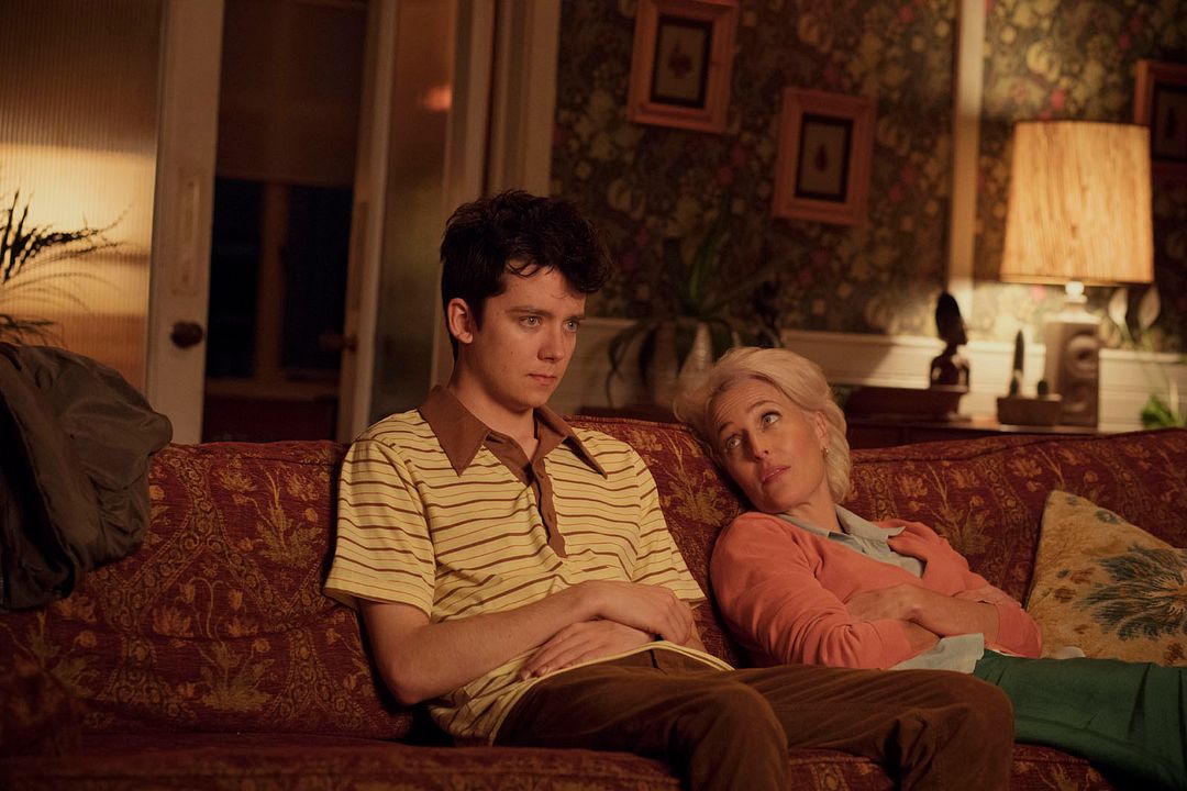 Sex Education : Foto Asa Butterfield, Gillian Anderson
