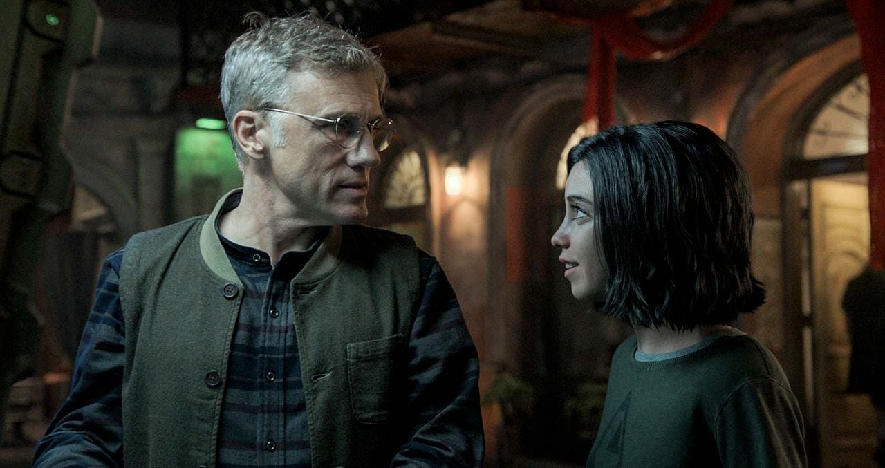 Battle angel: la última guerrera : Foto Christoph Waltz, Rosa Salazar