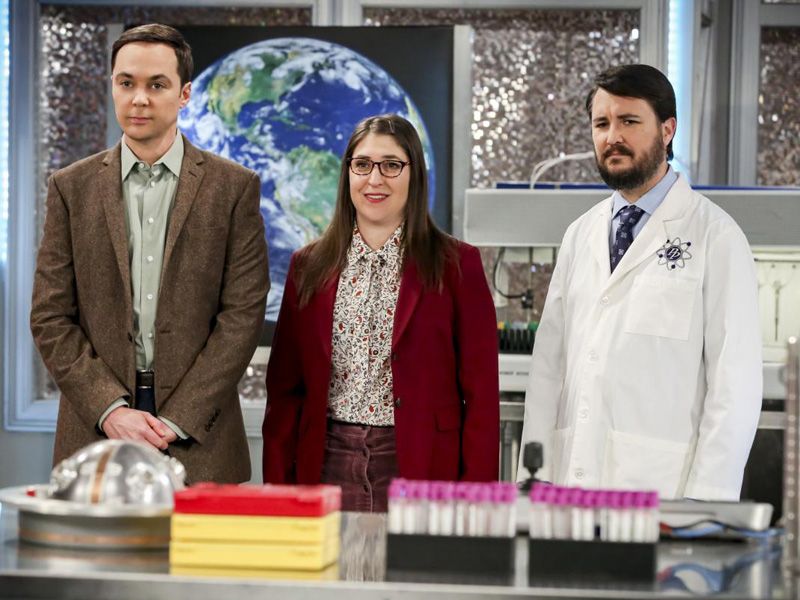 The Big Bang Theory : Foto Mayim Bialik, Wil Wheaton, Jim Parsons