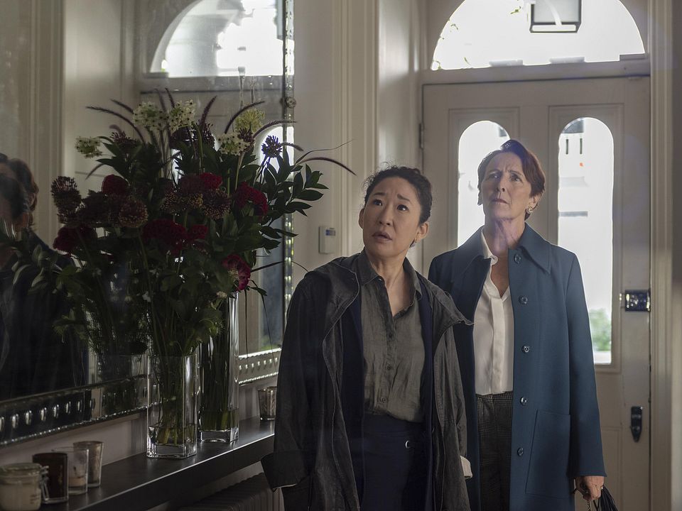 Killing Eve : Foto Fiona Shaw, Sandra Oh