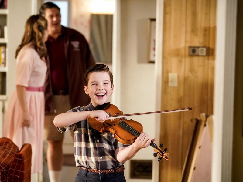 El joven Sheldon : Foto Iain Armitage