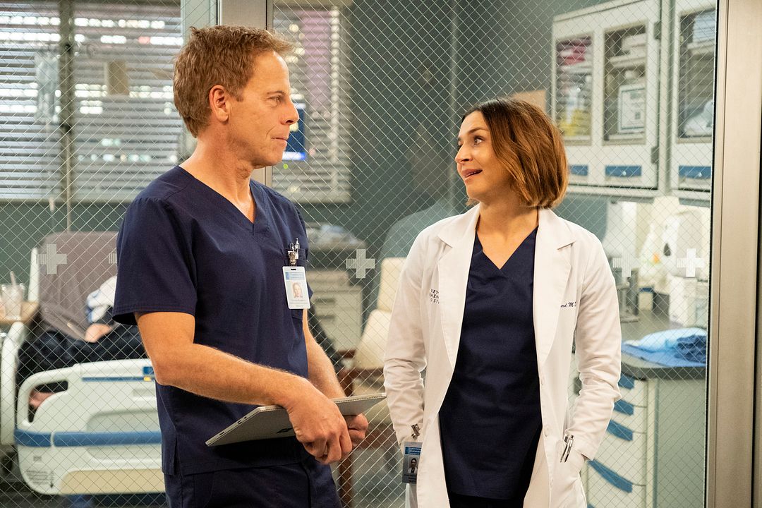 Grey's Anatomy : Foto Caterina Scorsone, Greg Germann