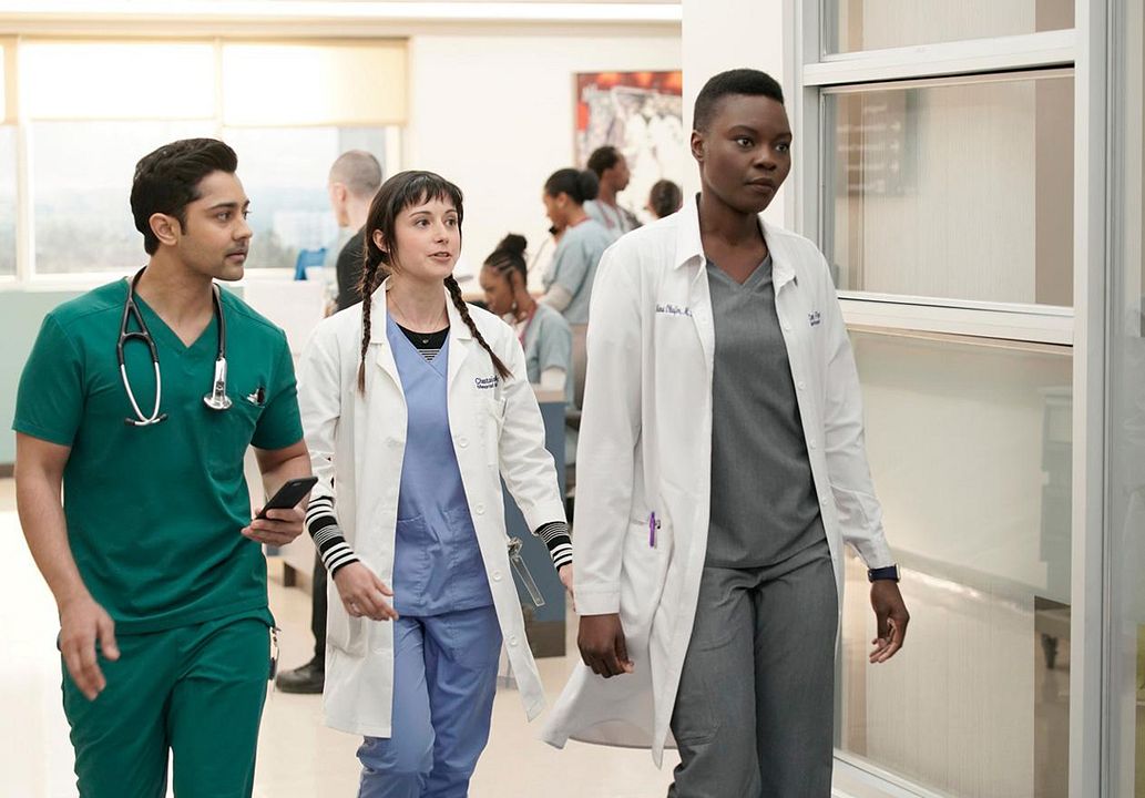 The Resident : Foto Stephanie Hunt, Manish Dayal, Shaunette Renee Wilson