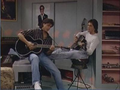 Tres por tres : Póster