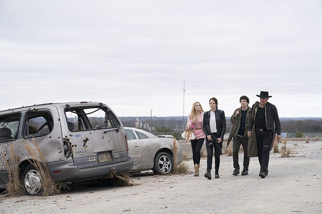 Zombieland: Tiro de gracia : Foto Jesse Eisenberg, Emma Stone, Woody Harrelson, Zoey Deutch