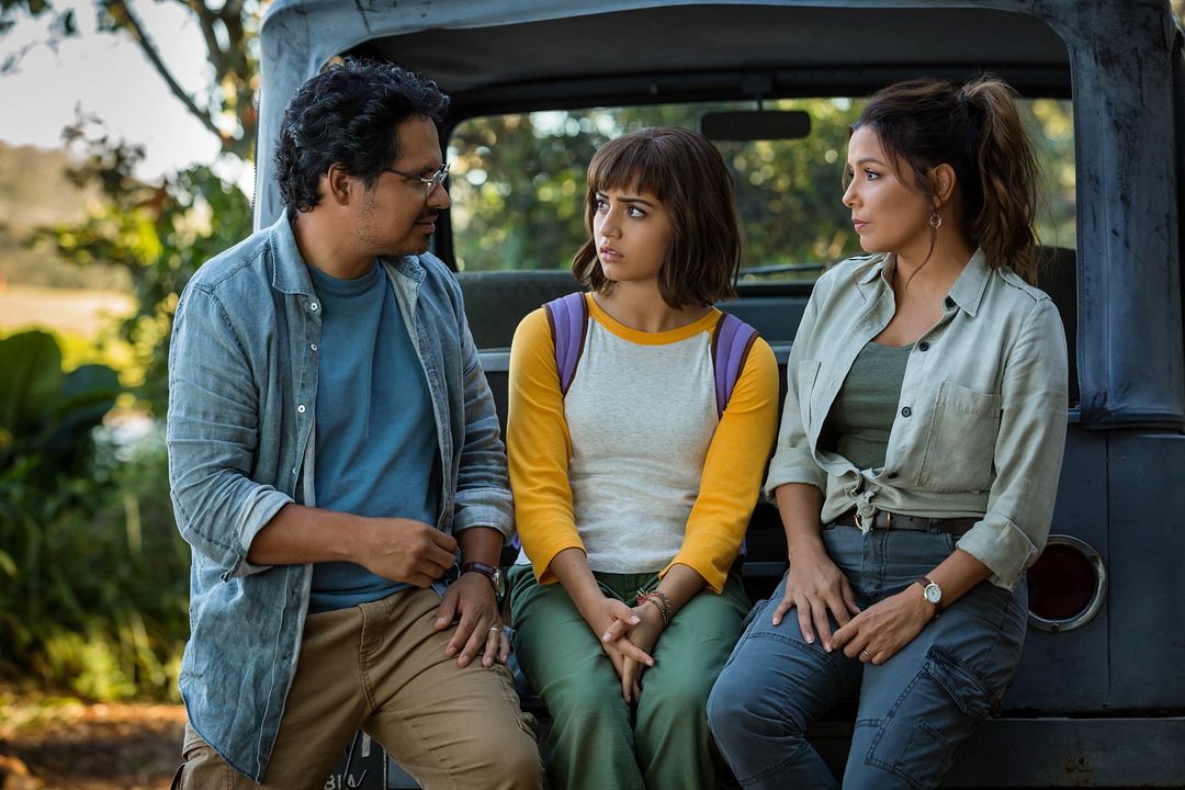 Dora y la ciudad perdida : Foto Eva Longoria, Isabela Merced, Michael Peña