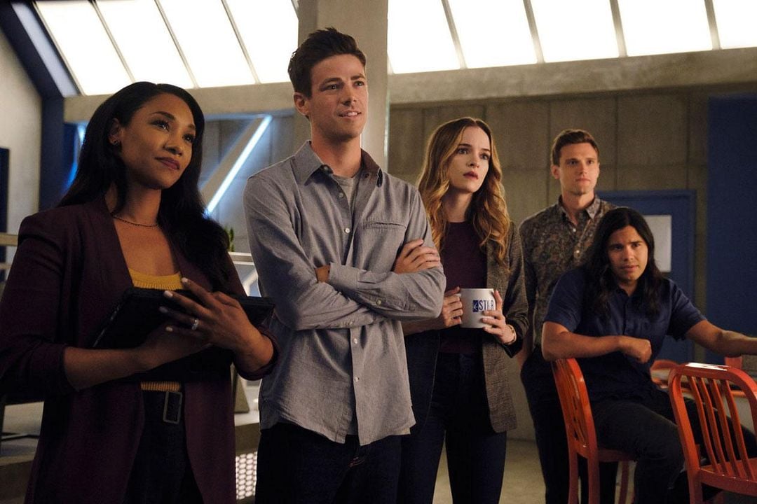 Flash : Foto Candice Patton, Grant Gustin, Carlos Valdes, Danielle Panabaker