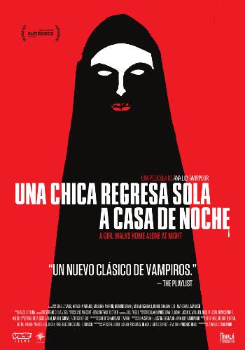 Una chica regresa sola a casa de noche : Póster