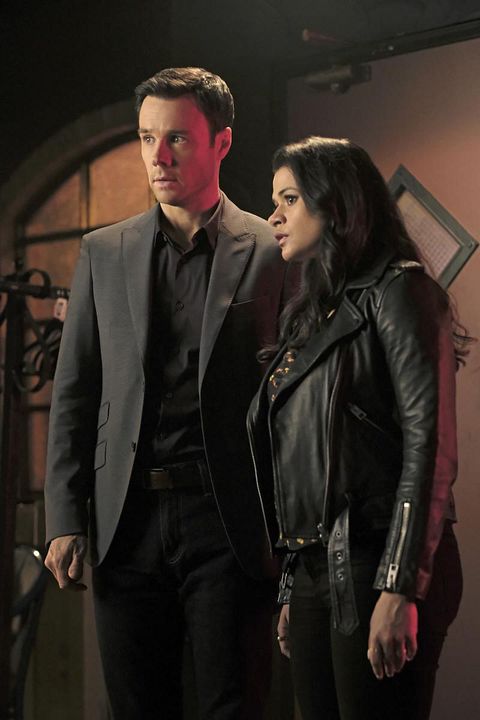 Foto Melonie Diaz, Rupert Evans