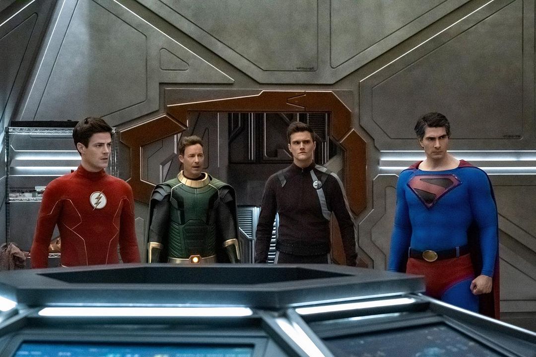 Flash : Foto Tom Cavanagh, Grant Gustin, Brandon Routh