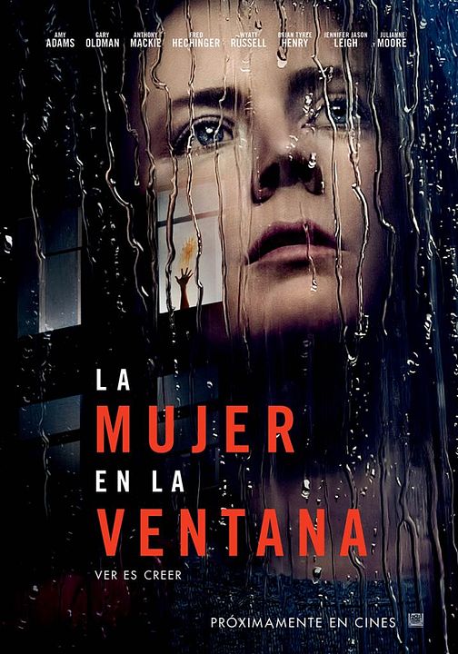La mujer en la ventana : Póster