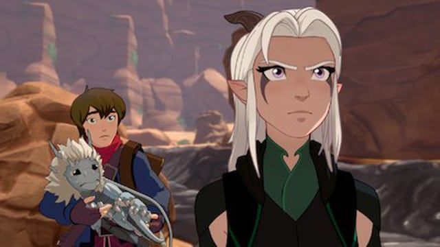 El príncipe dragón : Póster