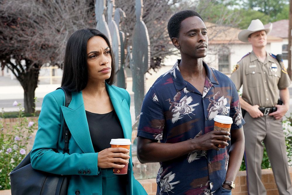 Foto Edi Gathegi, Rosario Dawson