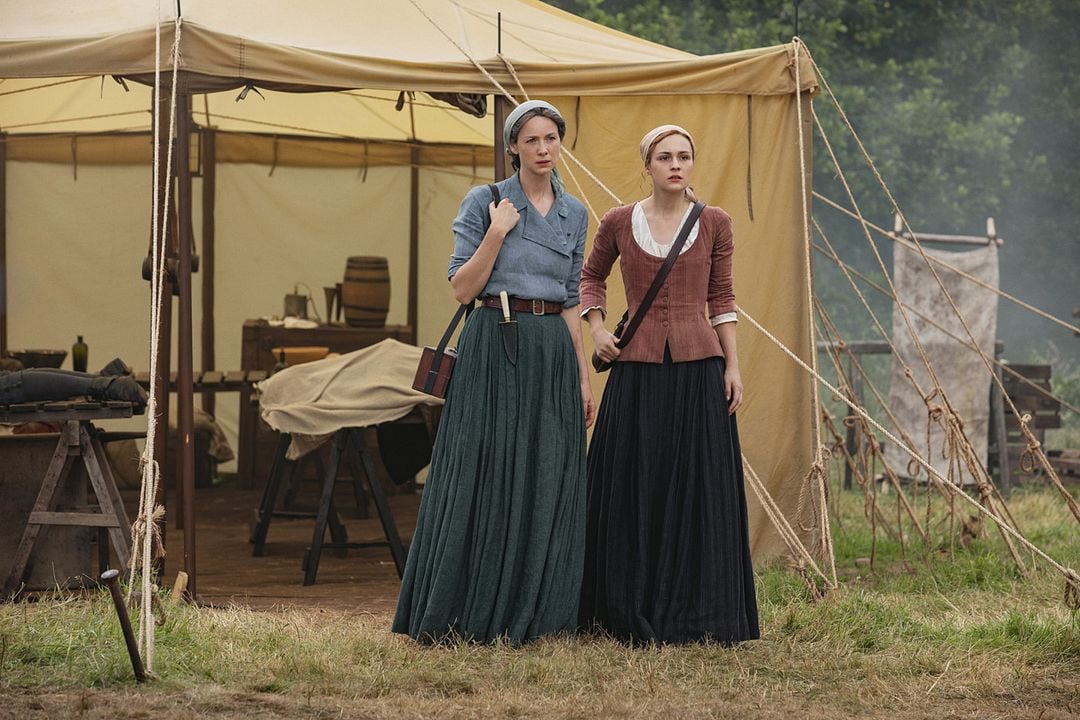 Outlander : Foto Caitriona Balfe, Sophie Skelton