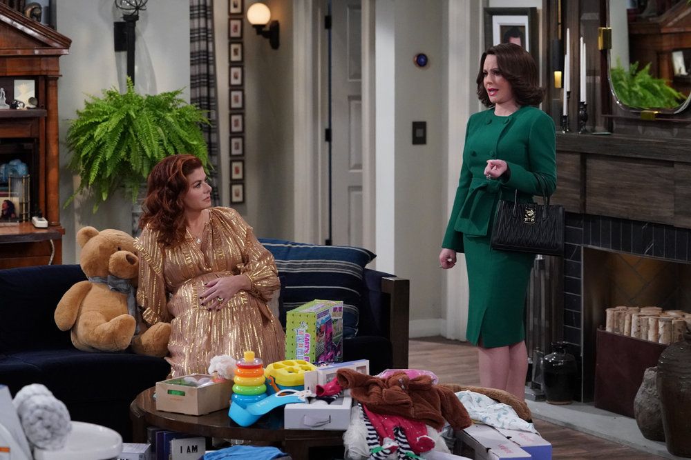 Foto Megan Mullally, Debra Messing