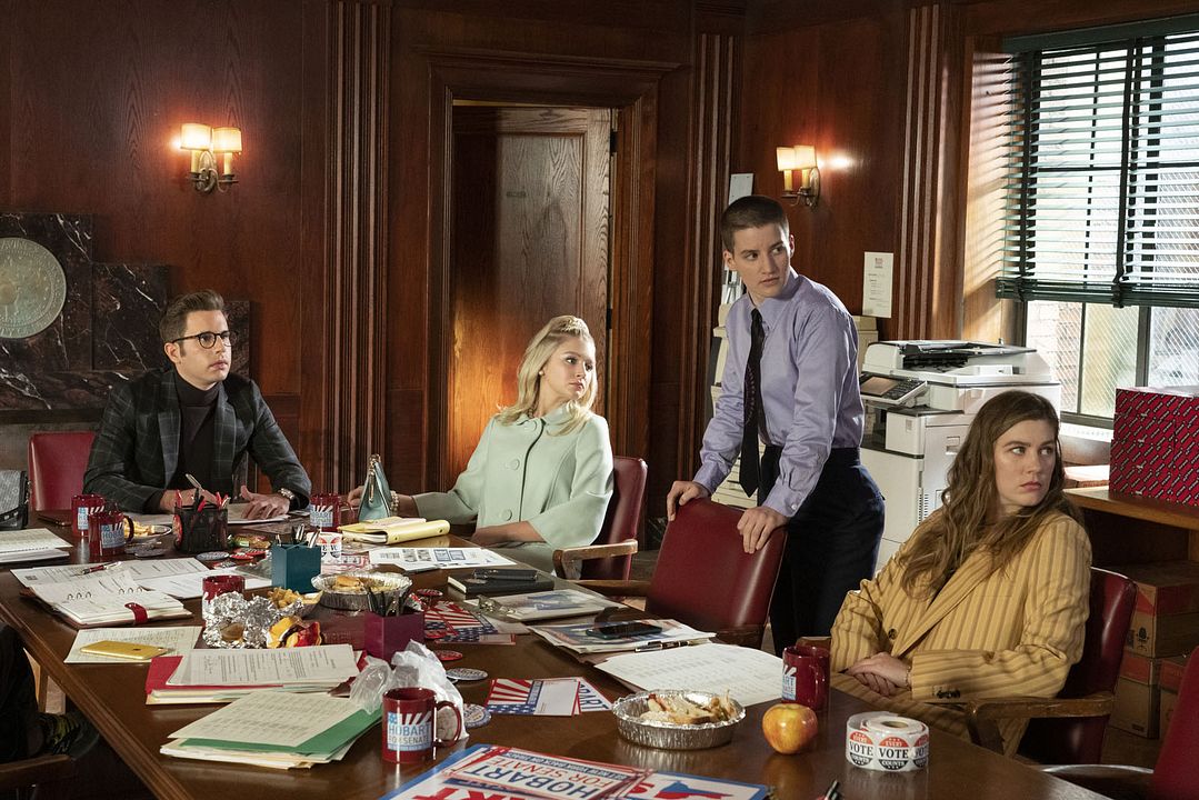 The Politician : Foto Laura Dreyfuss, Julia Schlaepfer, Theo Germaine, Ben Platt