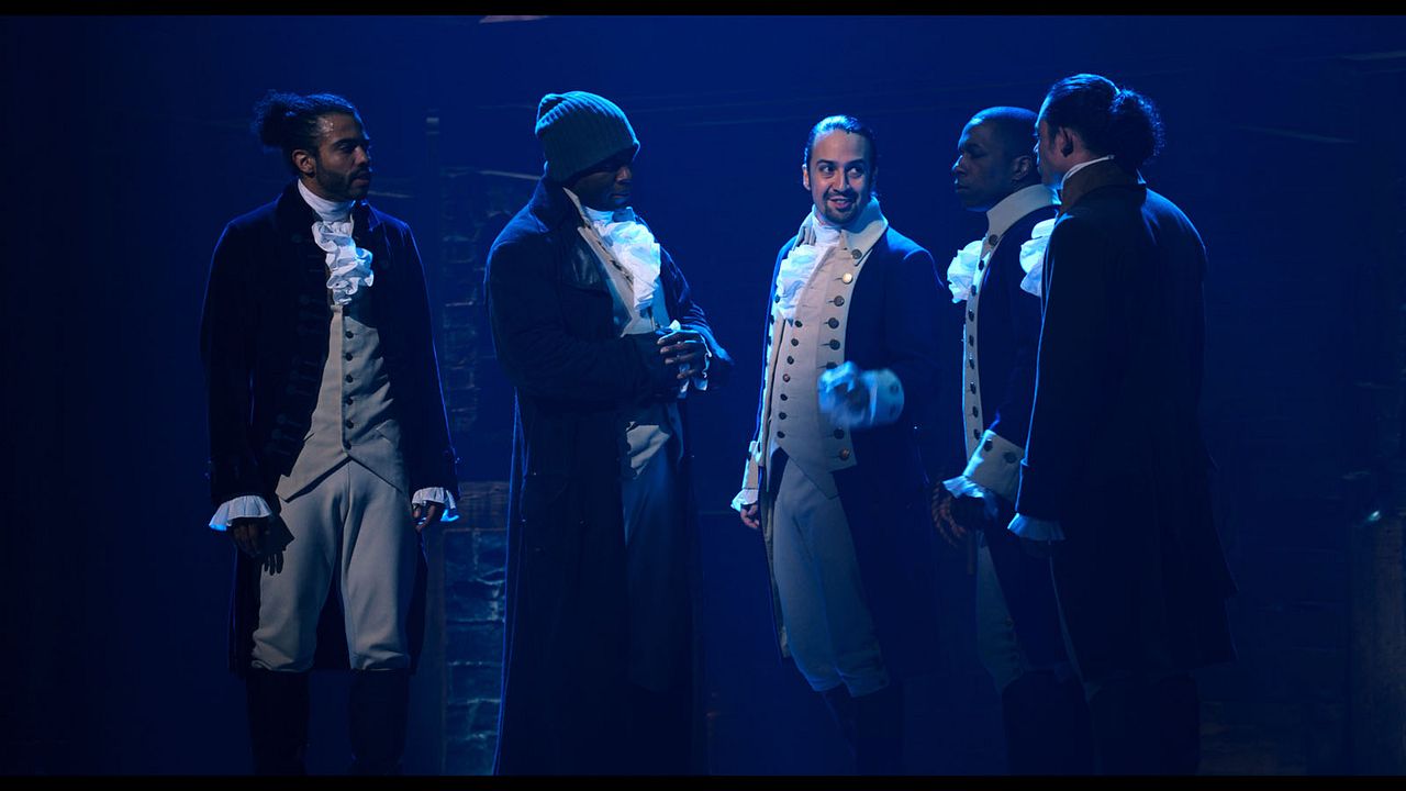 Hamilton : Foto Leslie Odom Jr., Lin-Manuel Miranda, Daveed Diggs