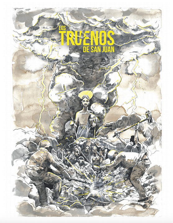 Los truenos de San Juan : Póster