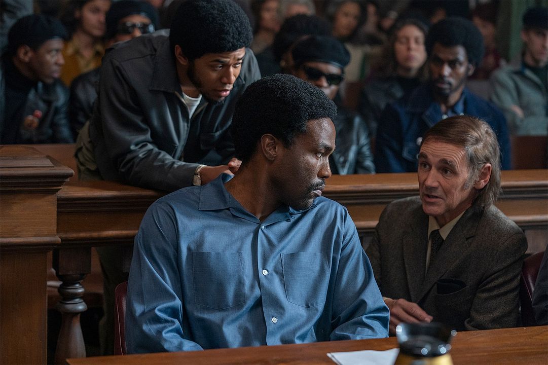 El juicio de los 7 de Chicago : Foto Mark Rylance, Yahya Abdul-Mateen II, Kelvin Harrison Jr.