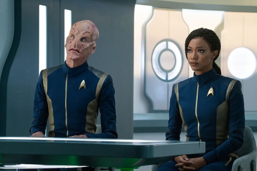 Star Trek: Discovery : Foto Sonequa Martin-Green, Doug Jones