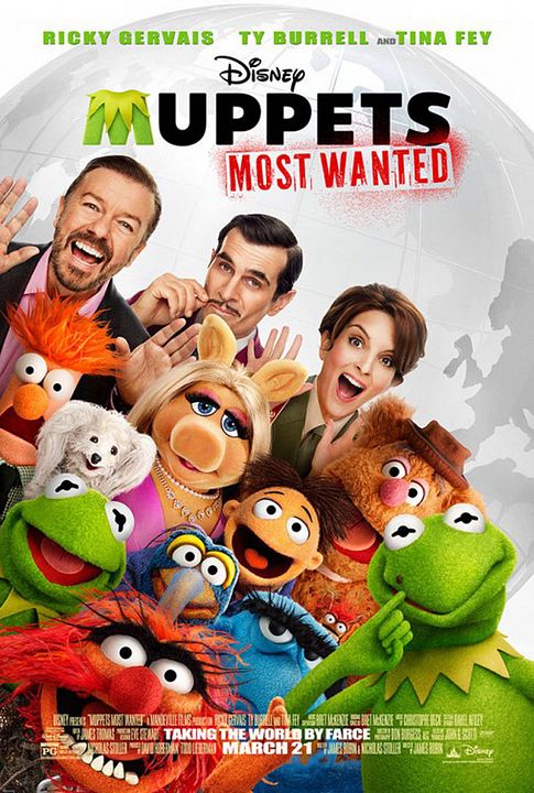 Muppets 2: Los más buscados : Póster