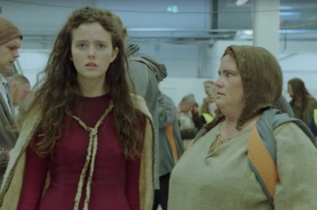 Los visitantes : Póster