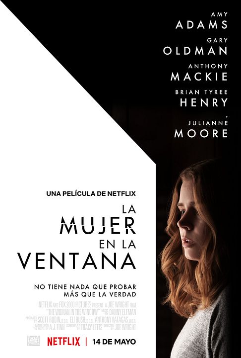 La mujer en la ventana : Póster