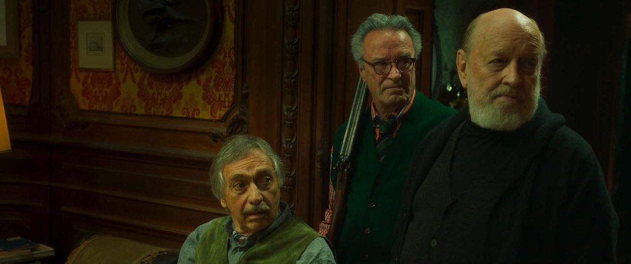 El cuento de las comadrejas : Foto Oscar Martinez, Luis Brandoni