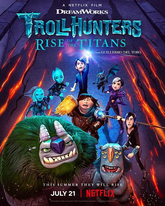 Trollhunters: El despertar de los titanes : Póster