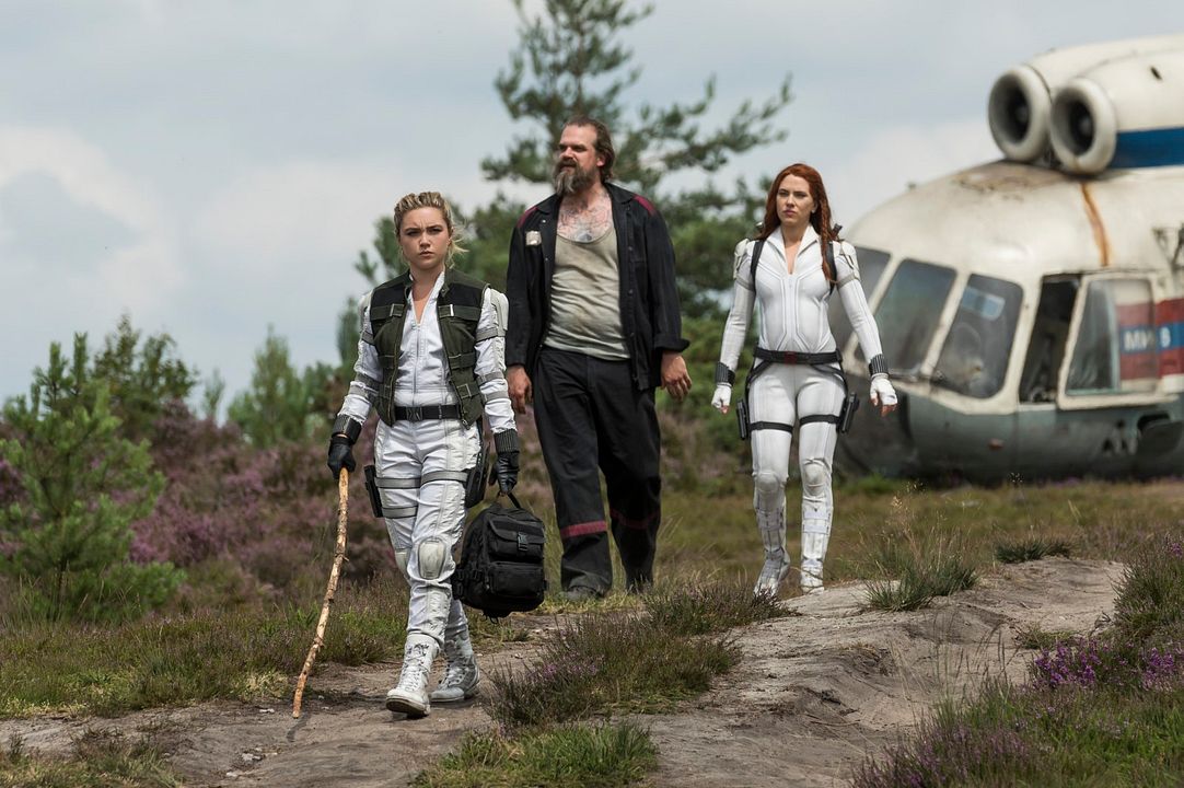 Black Widow : Foto Scarlett Johansson, David Harbour, Florence Pugh