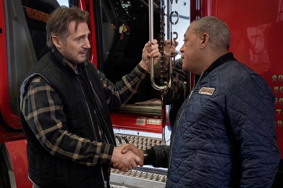 Riesgo Bajo Cero : Foto Liam Neeson, Laurence Fishburne