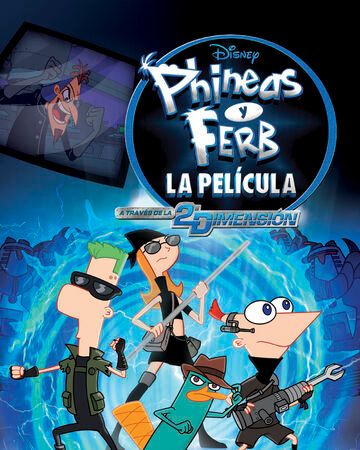 Phineas y Ferb la película: A través de la 2ª dimensión : Póster