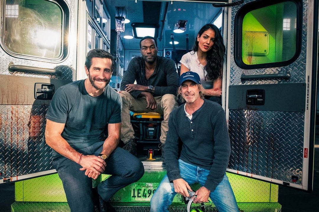 Ambulancia : Foto Will Sharpe, Michael Bay, Jake Gyllenhaal, Eiza Gonzalez