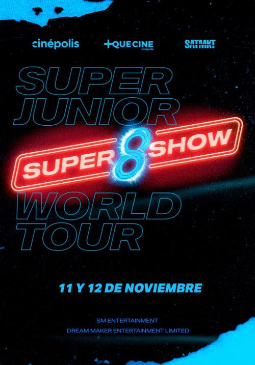 Super Junior World Tour [Super Show 8: Infinite Time] : Póster
