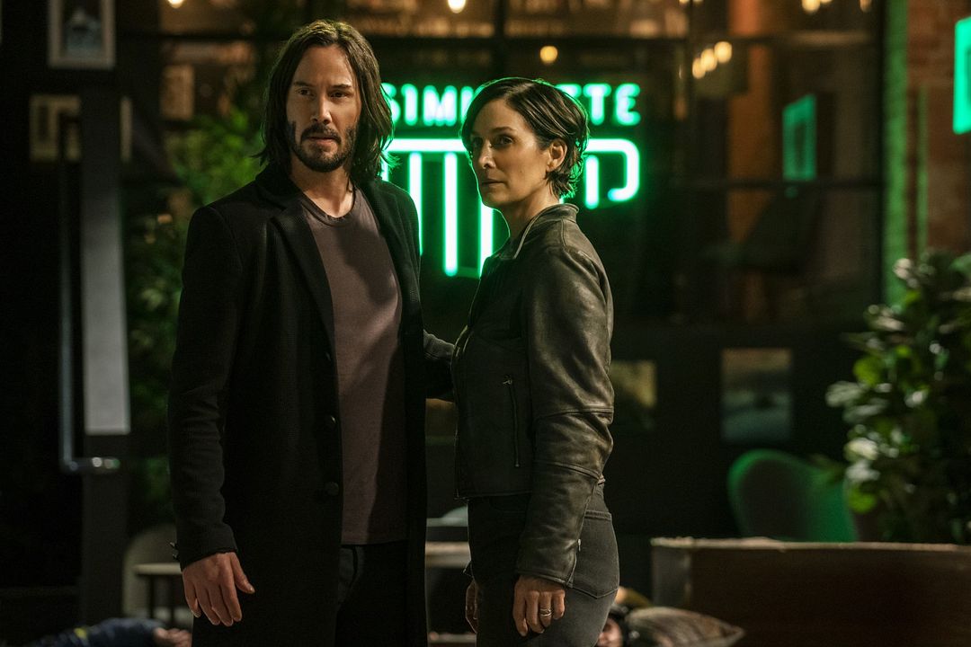 Matrix: Resurrecciones : Foto Carrie-Anne Moss, Keanu Reeves