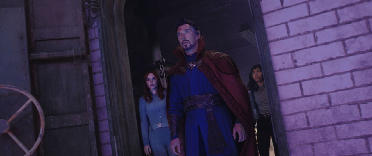 Doctor Strange en el Multiverso de la Locura : Foto Rachel McAdams, Benedict Cumberbatch, Xochitl Gomez