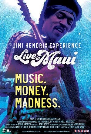 Jimi Hendrix en Maui : Póster