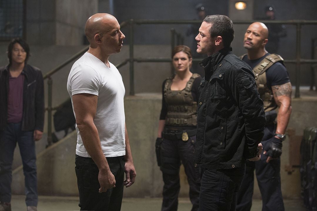 Rápidos y furiosos 6 : Foto Vin Diesel, Dwayne Johnson, Luke Evans, Gina Carano, Sung Kang