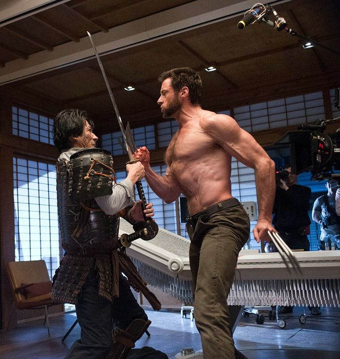 Foto Hugh Jackman, Hiroyuki Sanada