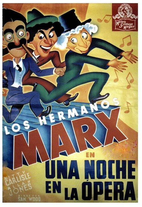 Una noche en la ópera : Póster