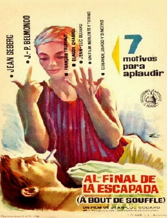 Sin aliento : Póster