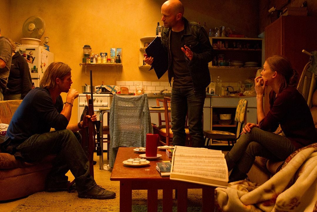 Guerra mundial Z : Foto Mireille Enos, Brad Pitt