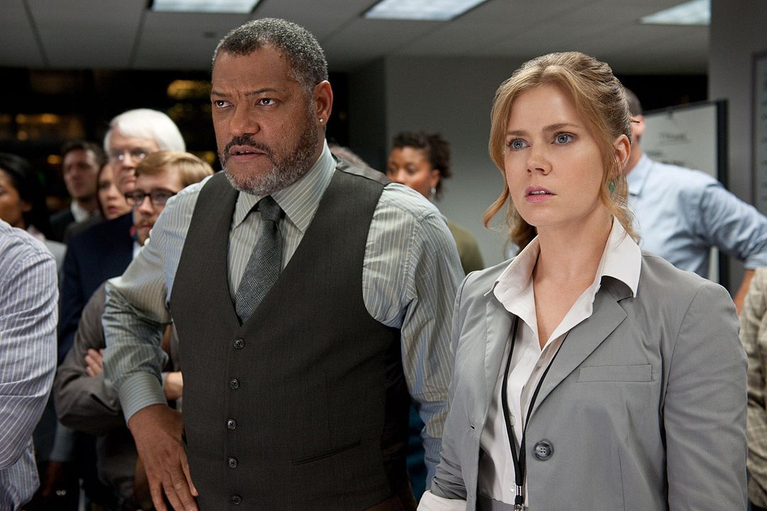 El Hombre de Acero : Foto Laurence Fishburne, Amy Adams