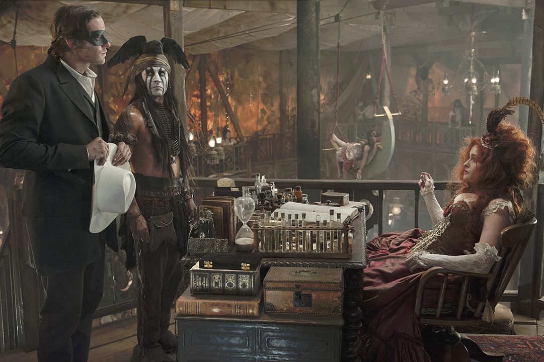El llanero solitario : Foto Helena Bonham Carter, Johnny Depp, Armie Hammer